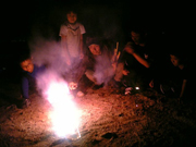 千坊川砂防公園で